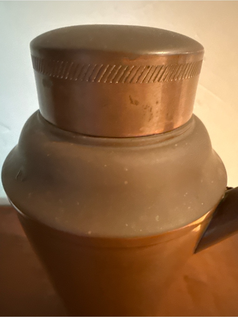 Antique 1910 Jos Heinrichs New York Copper Cocktail Shaker Pre-Prohibition - Picture 5 of 8